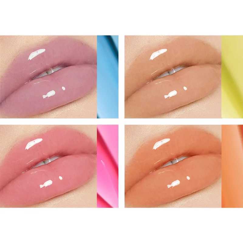 JOLLY JOJO Four-Color Jelly Lip Balm Moisturizes and Moisturizes Lips Tinted Lip Balm Lipstick MakeupXJ241223