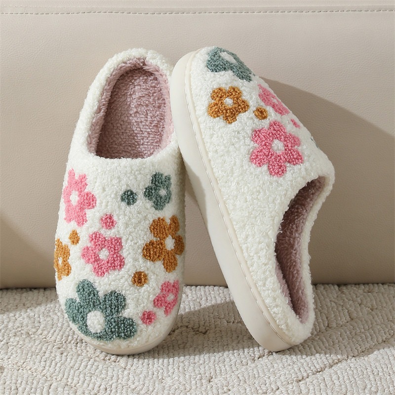 Autumn Winter Woman Flip ps Cute Cotton Slippers Indoor Slipper And Plush Shoes Halloween Warm cotton slippers