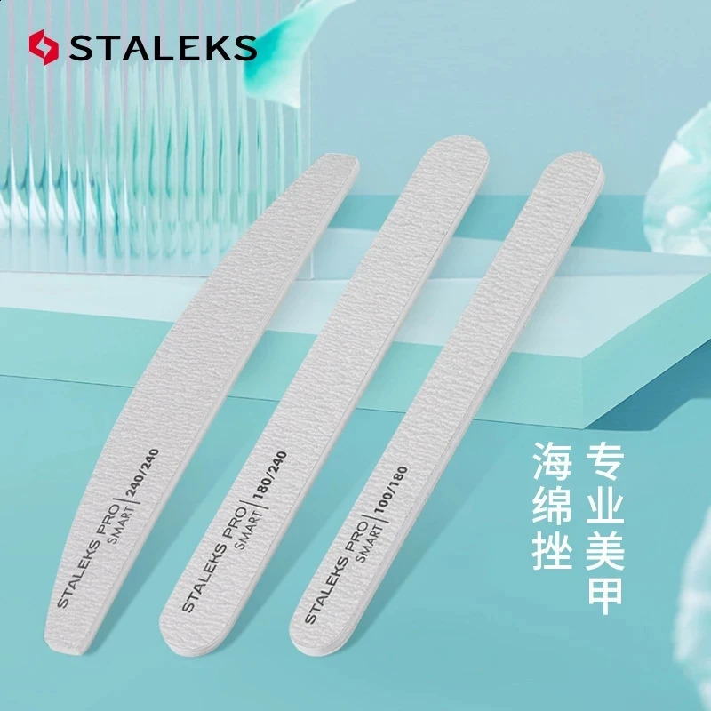 5pcs/pack STALEKS Nail File Grinding Nail Sand Strip Manicure Strip Polishing And Polishing Special Sponge Rub Strip Nail Tools 241223