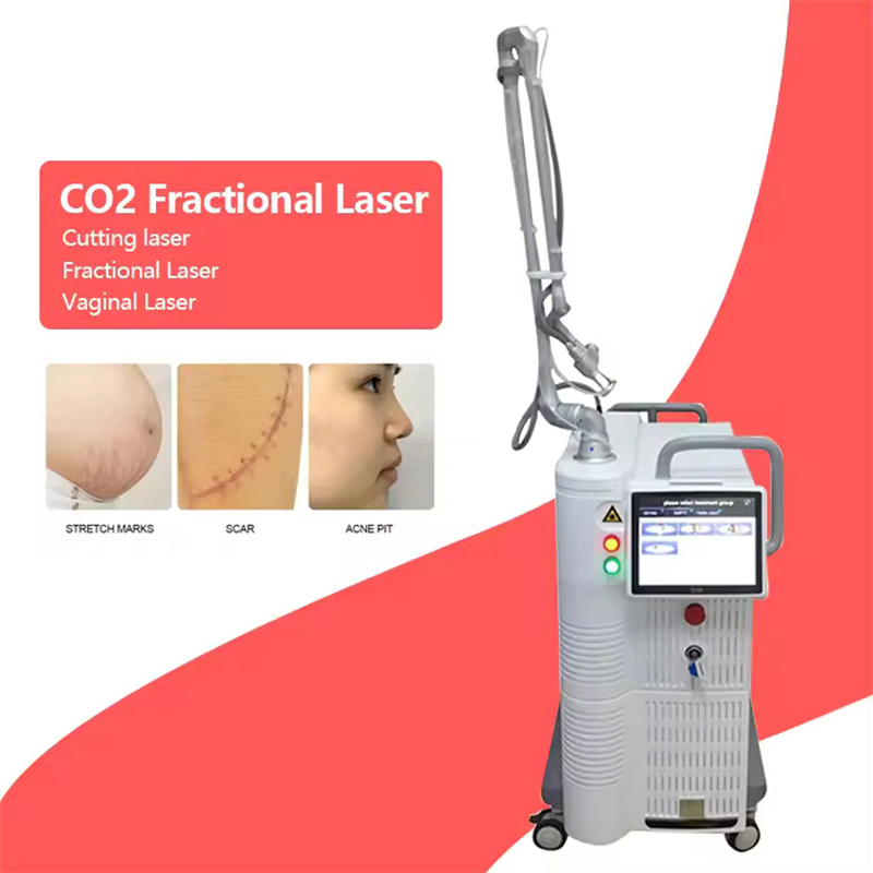 Co2 Laser Skin Resurfacing Face Lifting Co2 Fractional Laser Scar Acne Tattoo Removal Fractional Co2 Laser Beauty Machine