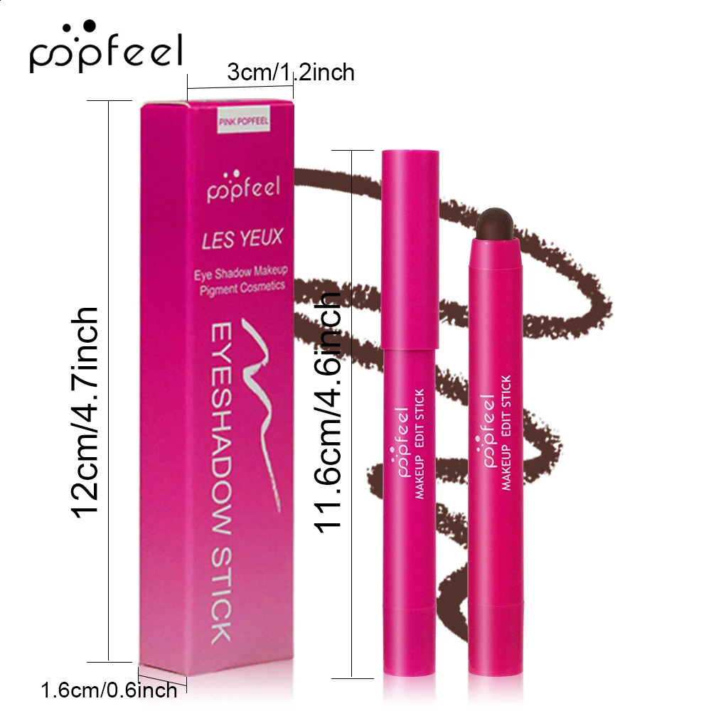 POPFEEL Cream Eyeshadow Stick Waterproof Long-wear High Pigmented 241223