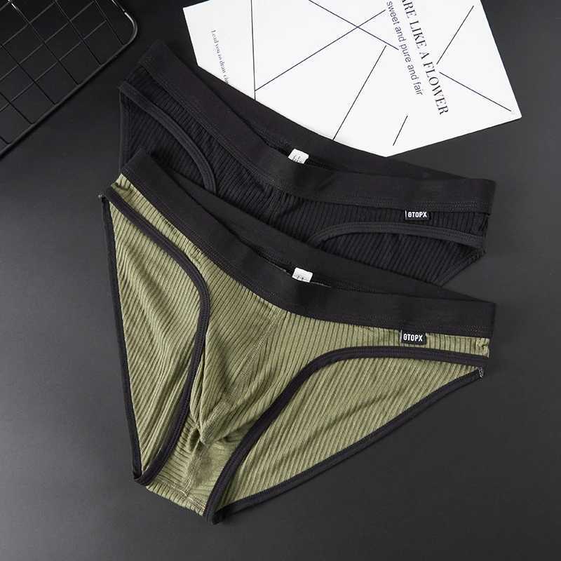 Mens lingerie sissy ropa inner hombre thread sexy underwear boxer Brives big pocket U Convex cuecas homem masculinas GTOPX mens W241223