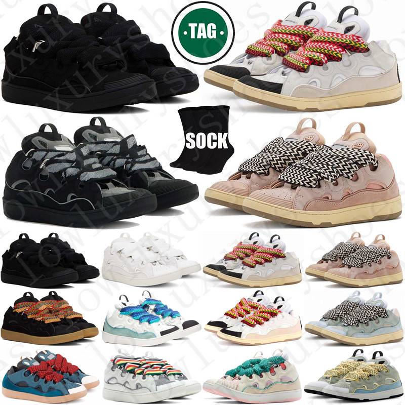 Designer lavinnes lavina lavinshoes curb sneakers shoes chaussure for mens womens white men women trainers scarpe Plate-forme casual luxury fashion