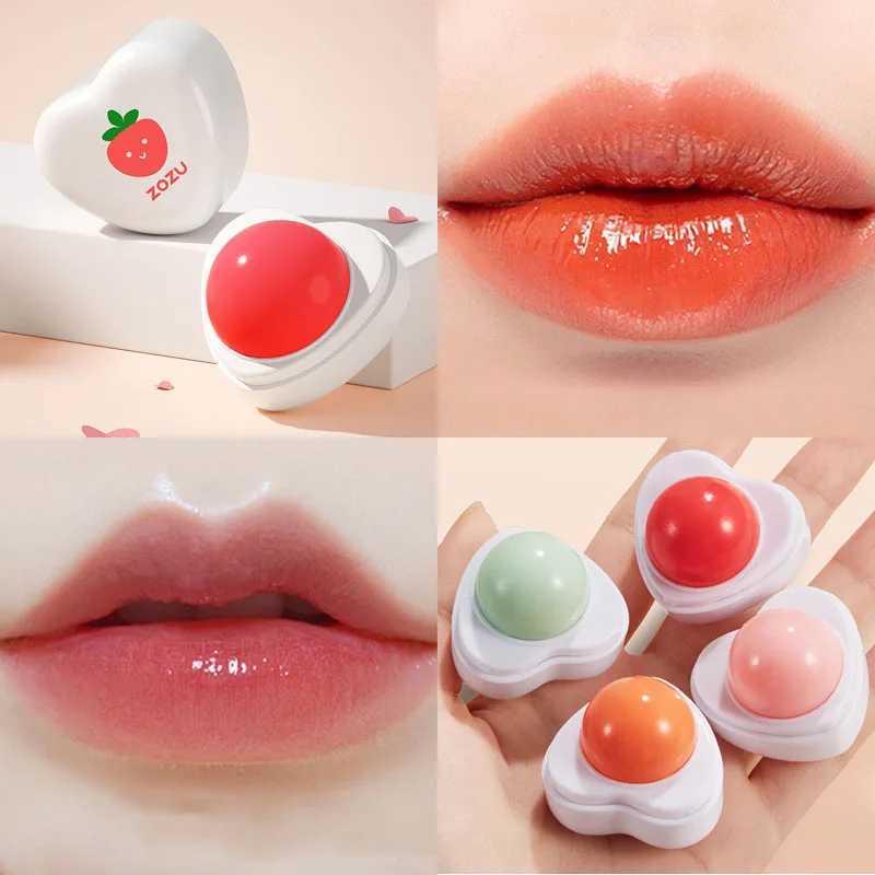 Fruit lipstick moisturizing heart strawberry peach lipstick repairing lip care beauty skin care productsW241223