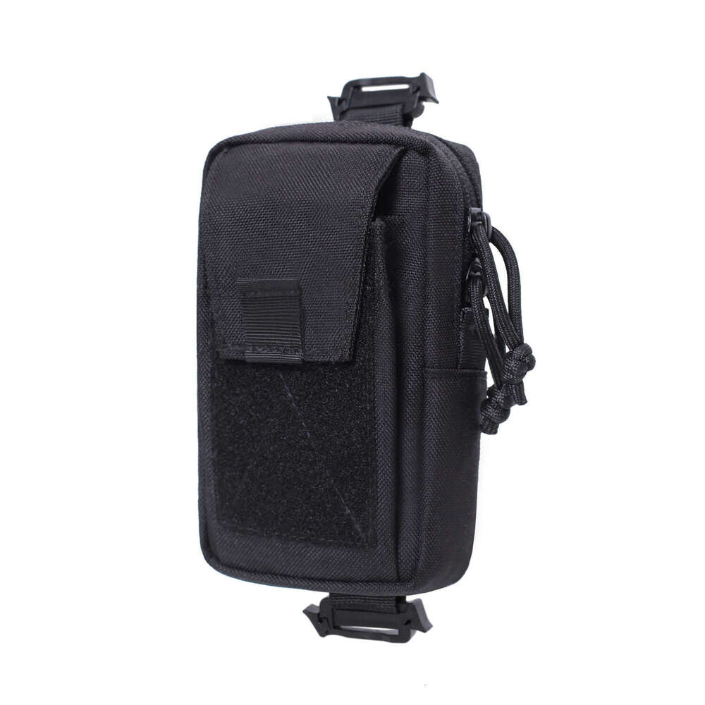 Outdoor tactical mobile phone card walkie talkie compass double shoulder accessory bag, miscellaneous bag