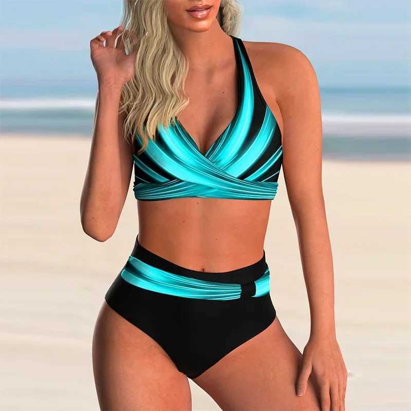 Push Up Bikinis 2024 Swimsuit Women High Waist Swimwear Female Bathing Swimming Swim Suit Bathers Beachwear LadiesXJ241223
