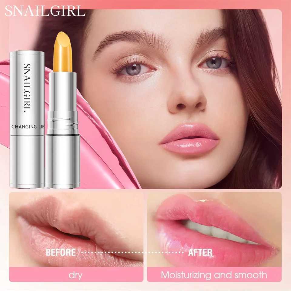 Constant temperature color changing lipstick shiny lipstick waterproof and long-lasting moisturizing lipstick pink sexy lipstick makeupW241223