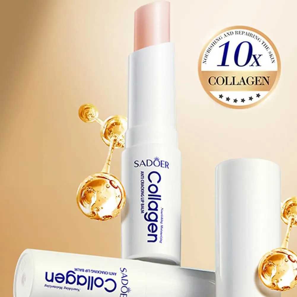 Coconut Lip Balm Lasting Nourishment And Moisture For Men And Women Daily Care Collagen Lip Balm Lip Care 2.7gXJ241223