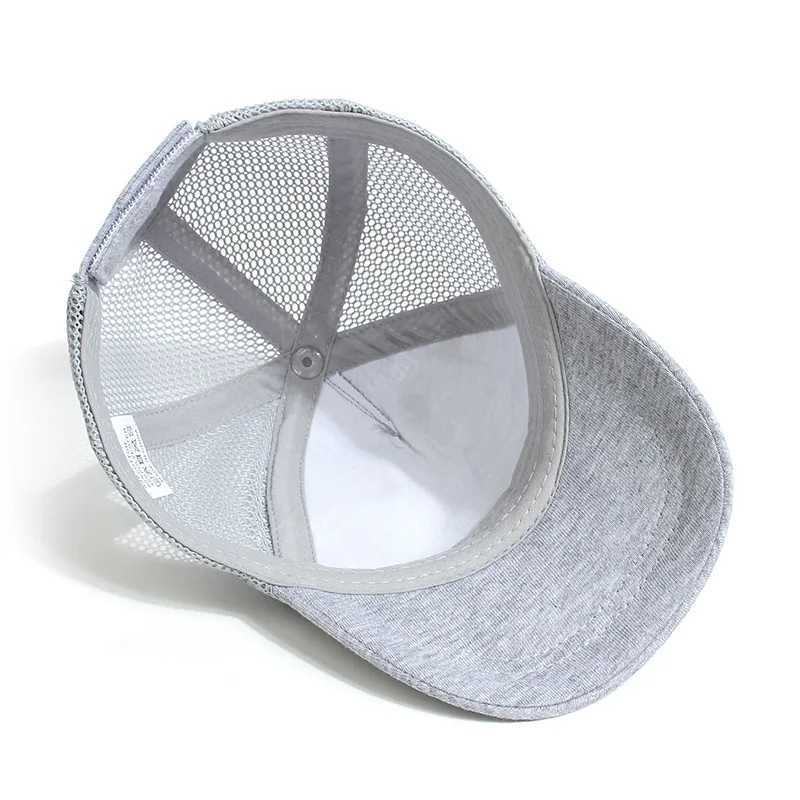 Caps Hats New Childrens Baseball Hats Cartoon Dinosaur Summer Boys and Girls Hats Sun Protection Casual Hats Mesh Breathable Childrens Accessories H24