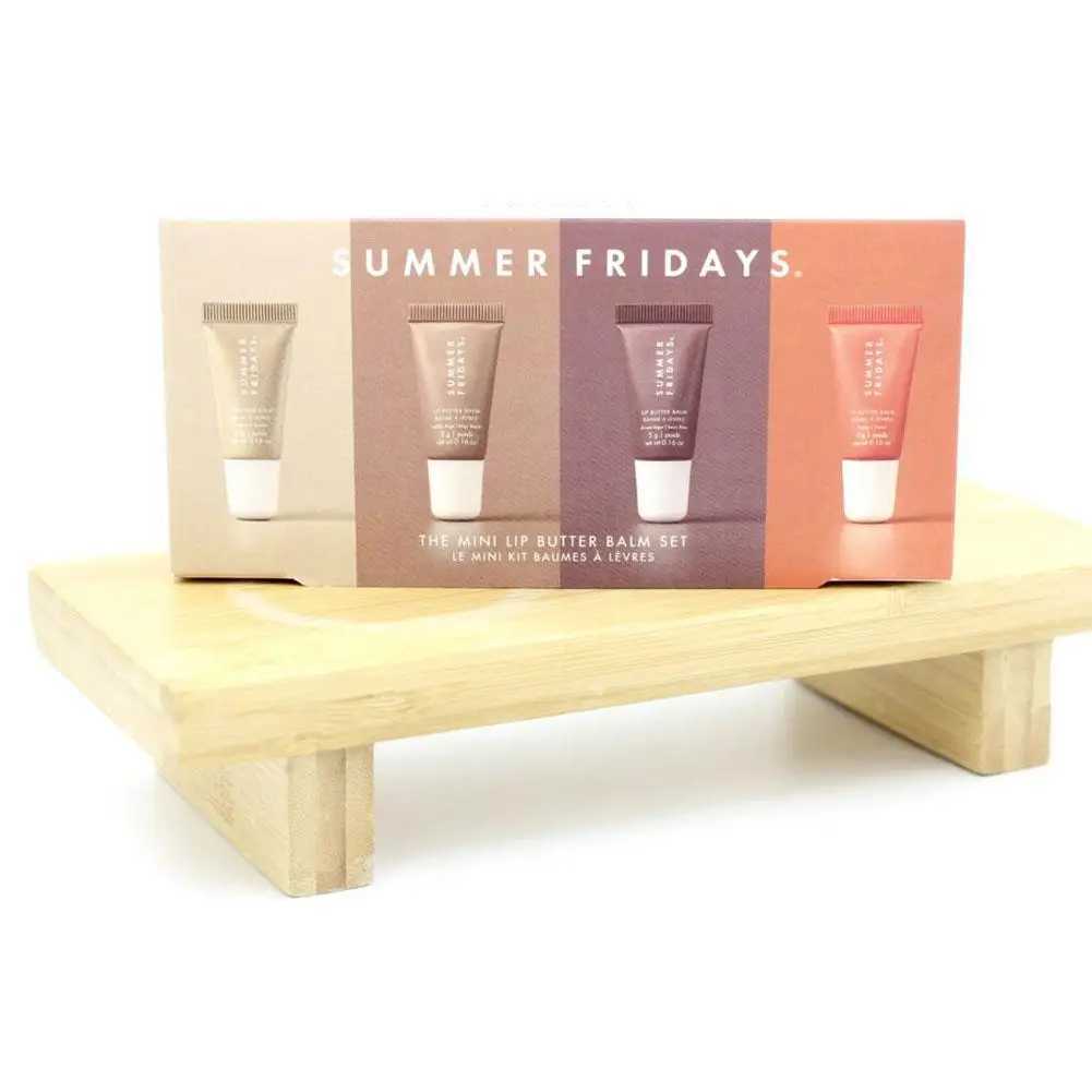 4 pieces/set Summer Friday mini lipstick set Screen moisturizing lasting moisturizing lipstick beautyW241223