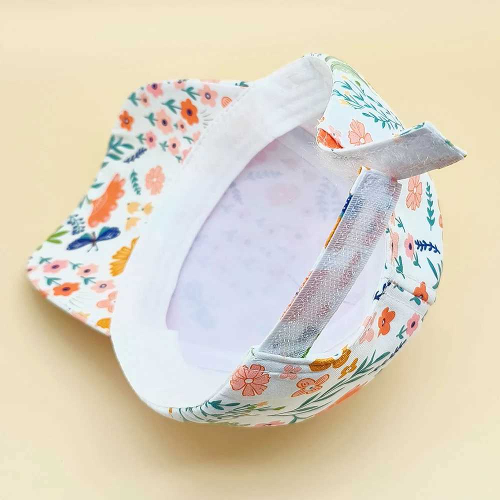 Caps Hats New Cartoon Animal Summer Baby Baseball Hat Boys and Girls Travel Sun Childrens Beach Accessories H241223ZSQH