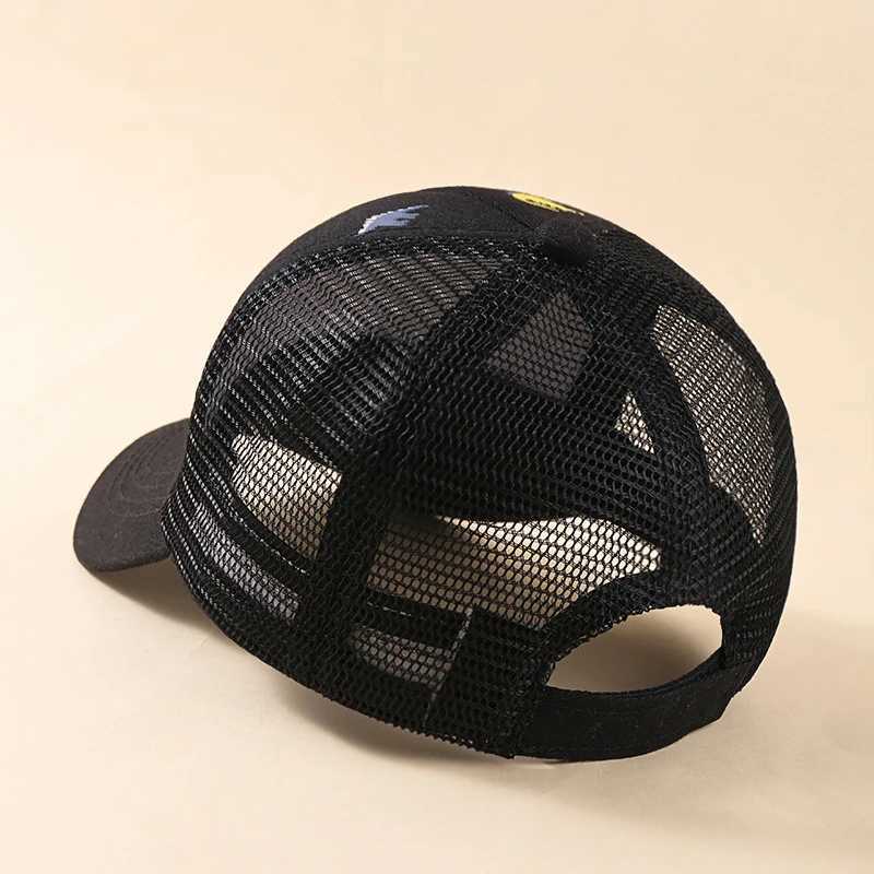 Caps Hats Summer Baby Net Baseball Hat Dinosaur Printed Duck Tongue Hat 1-3 Year Old Boys and Girls Outdoor Children Sun Eye Preschool Net Foot Hat H2
