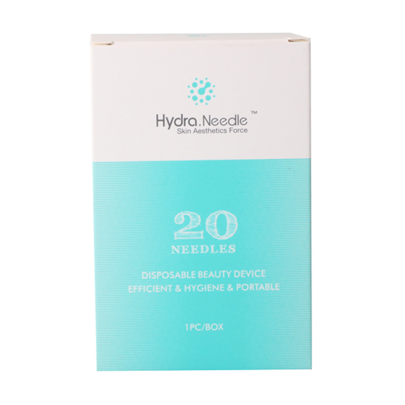 Hydra Needle 20 Micro Needle Stamp Therapy Anti Age Uper Derma Reborn Eye Treatment Cell Regenaration Pores Refine MTS Hair Re-grworth Beard Growth