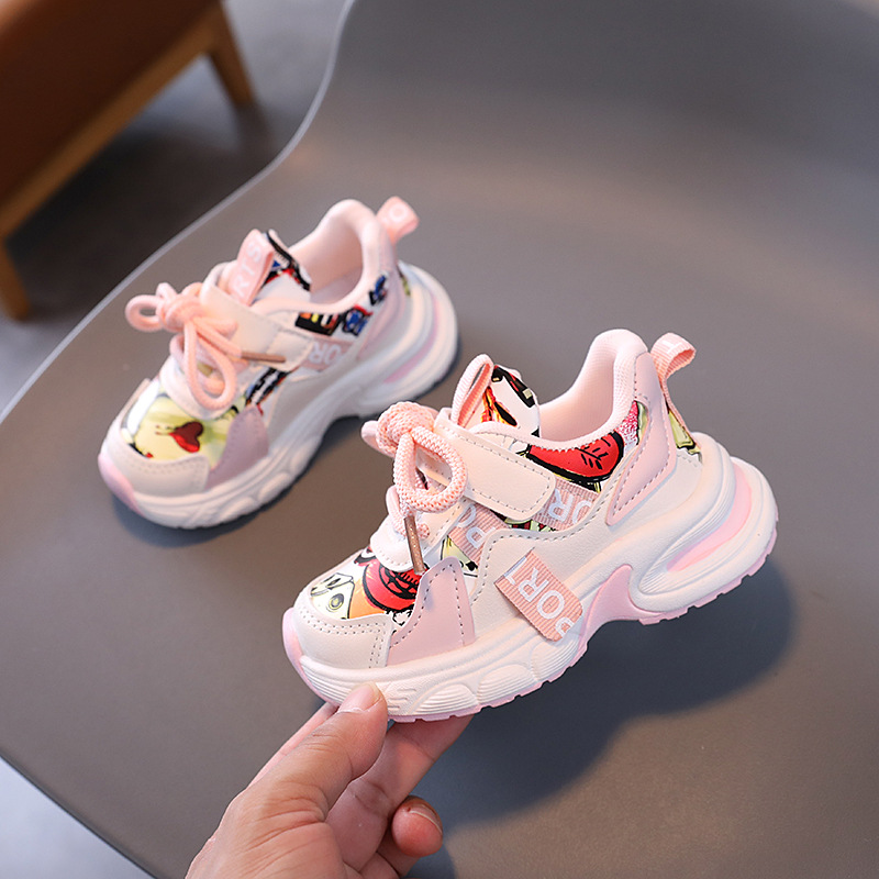 Kids Shoes for Boys and Girls Children Comfortable Funny Graphic Printed Sneakers Littlesprouts Non-slip School Casual Walking Footwear Sizes 21 - 30