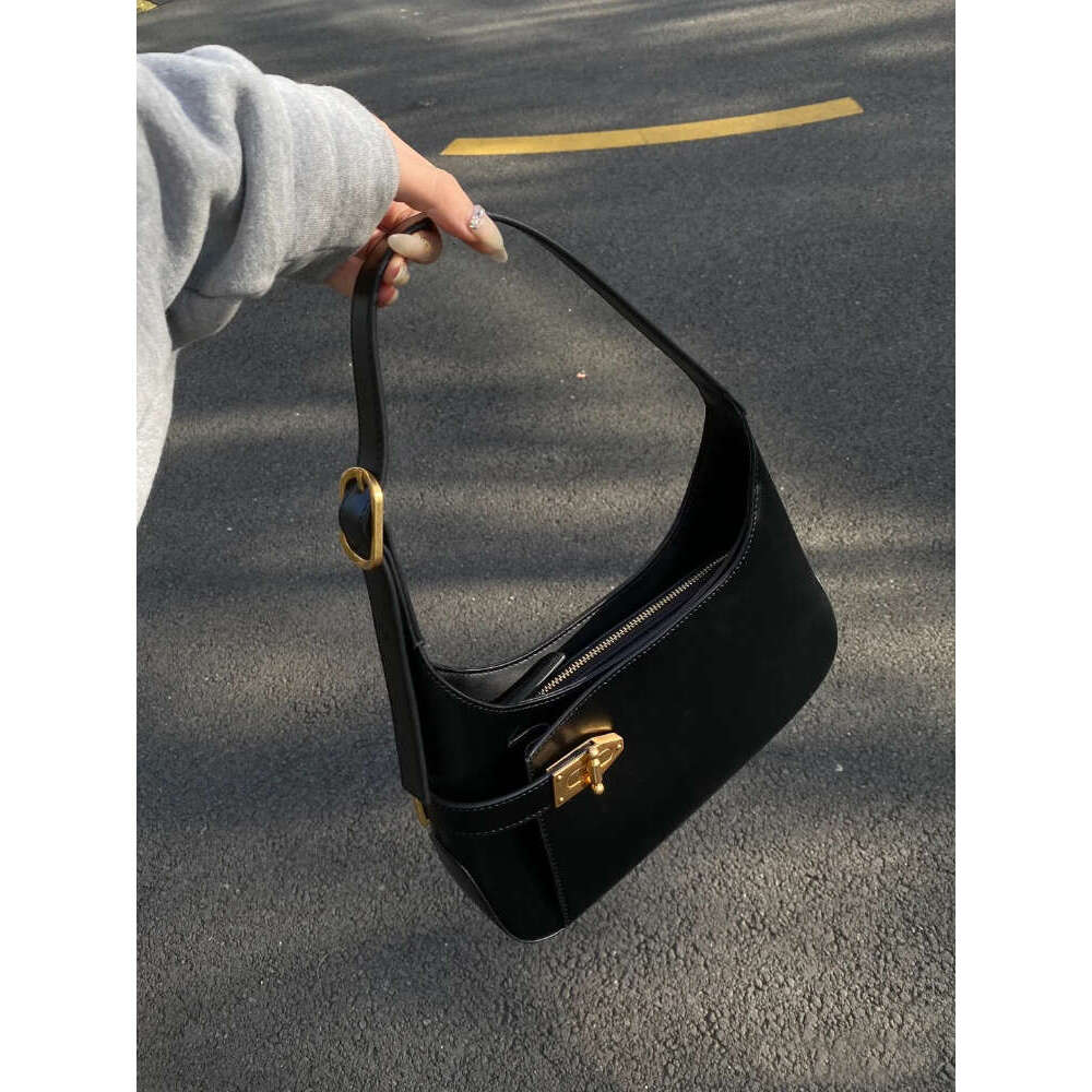 Women's Bags Handbag Internet Celebrity Popular High-End Oneshoulder Armpit Commuting Simple And Versatile Casual Handbag Retro Office Worker Bag