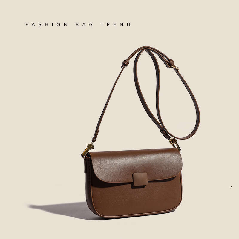 A Niche Underarm Women's Winter New Shoulder Trendy Fashionable Small Square Bag, Simple And Casual Crossbody Bag
