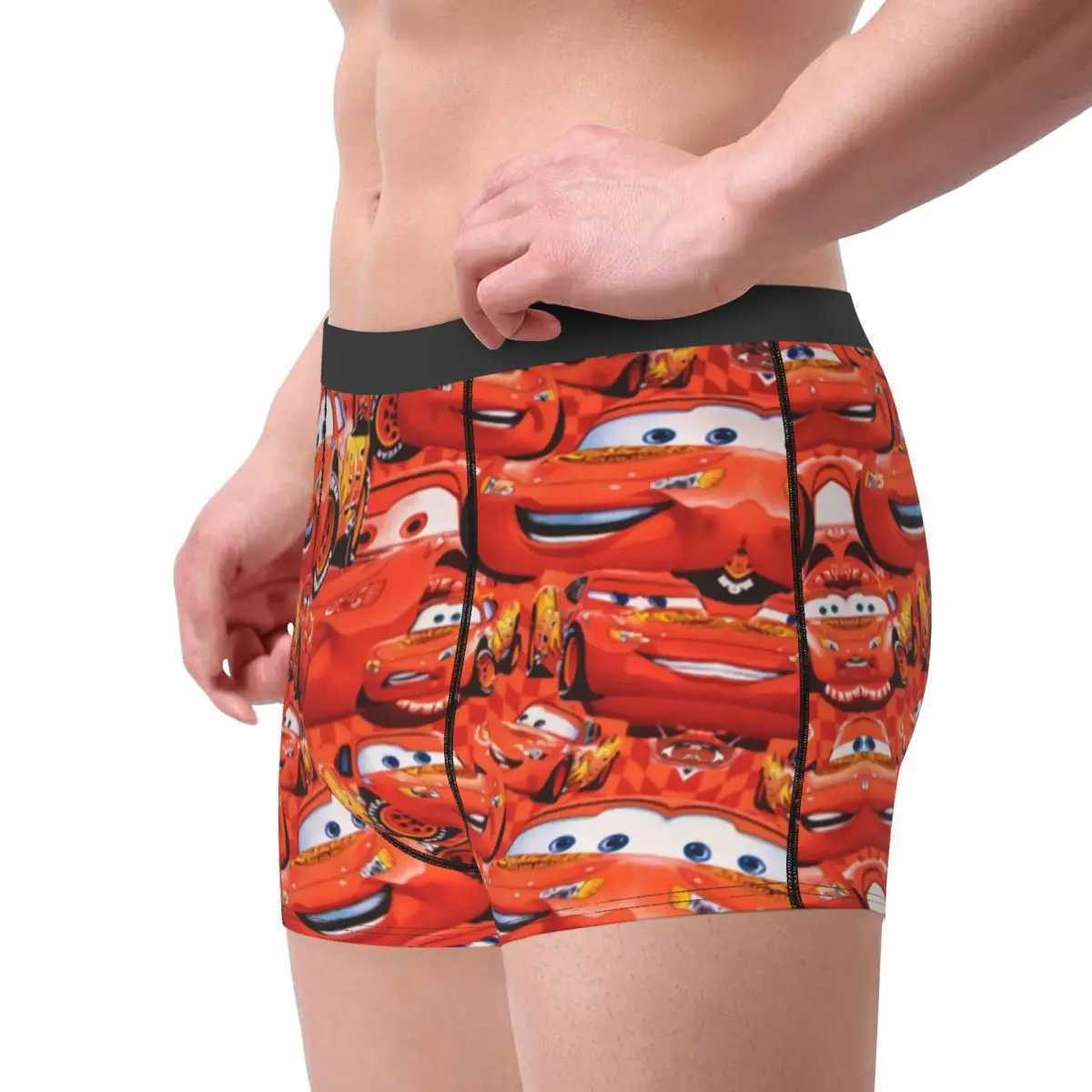 Customized Lightning Car Plywood Boxing Shorts Mens Underwear Cool Underwear W241223