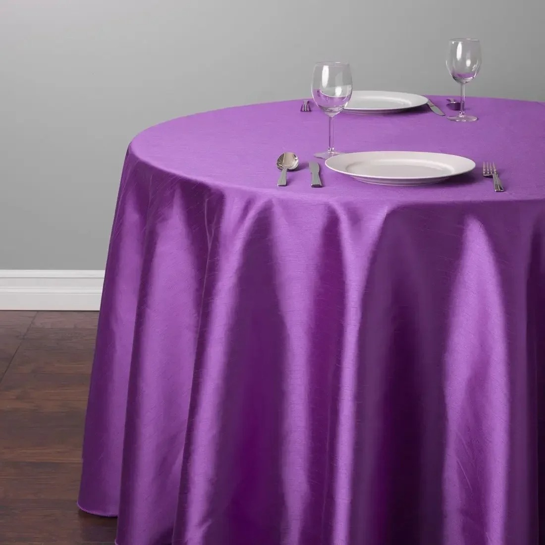 CDS291Tablecloth Wedding Decor Smooth Cloth For Banquet Hotel Party White for Christmas Birthday Events Banquet