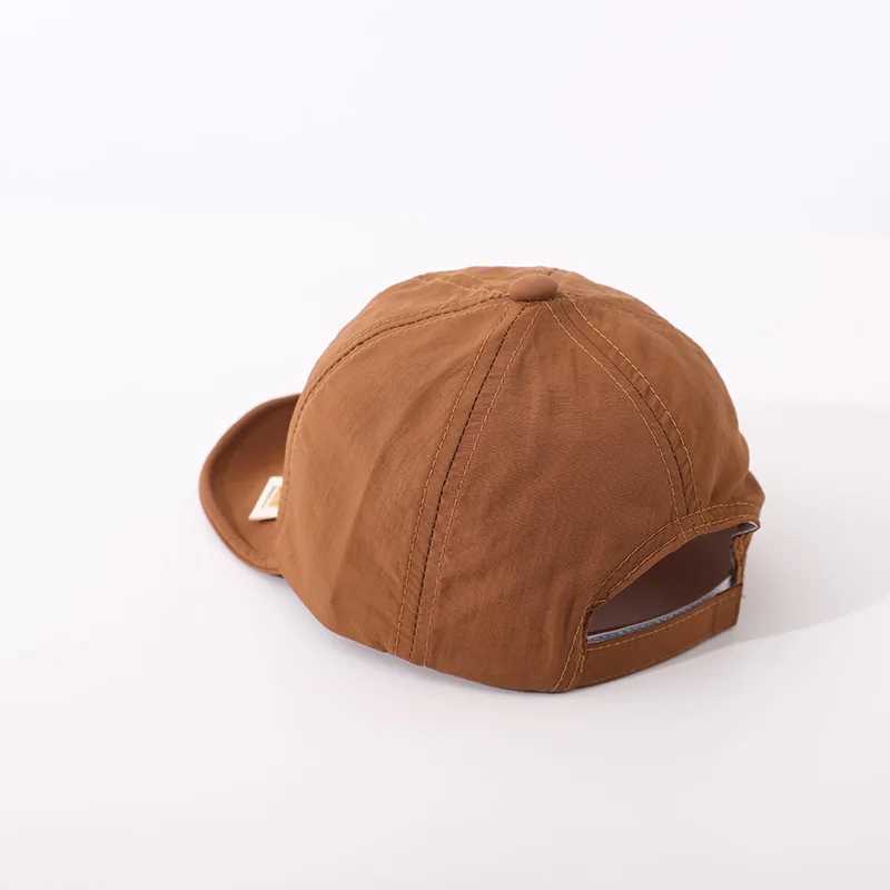 Caps Hats Cute cartoon bear baby baseball cap summer outdoor baby boys and girls sun hat adjustable toddler soft foot hat H241223