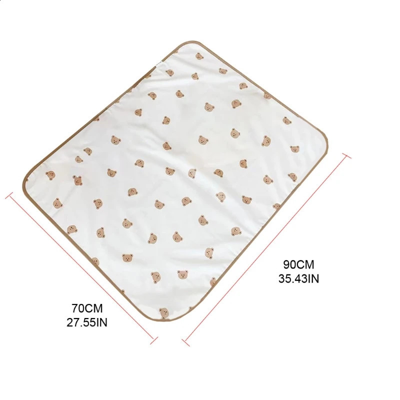 Reusable Baby Changing Pad Cover Waterproof TPU Changing Mat Diaper Mattress Mat 241223