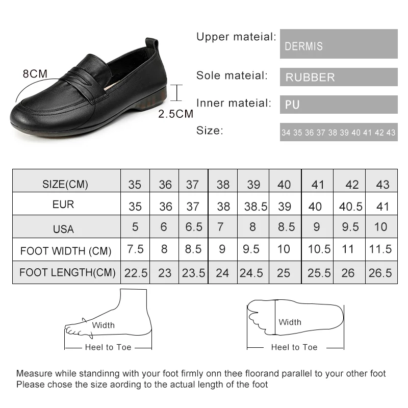 AIYUQI Ladies Shoes Wedge Spring Genuine Leather Women's Casual Shoes Slip-on Large Size Non-slip Mom Shoes