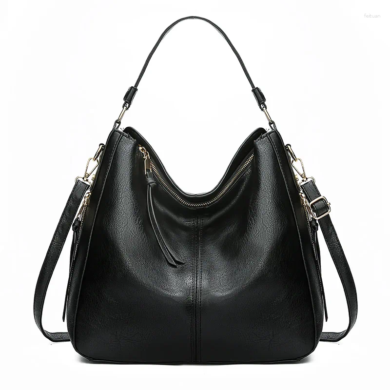 Leather Hobo Vintage Crossbody Bag Women - Hot Designer Soft Handbag, Perfect For Everyday Use - Handbag,