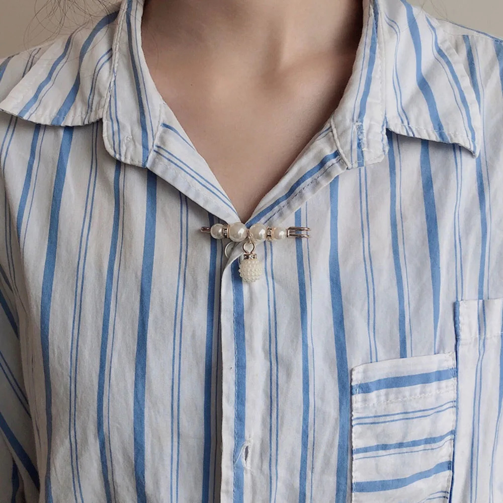 Brooch Set Big Beads Fashion Clothing Brooches for Women Pearl Lapel Pin Sweater Dress Pins Badge Buckle Accessories 241220