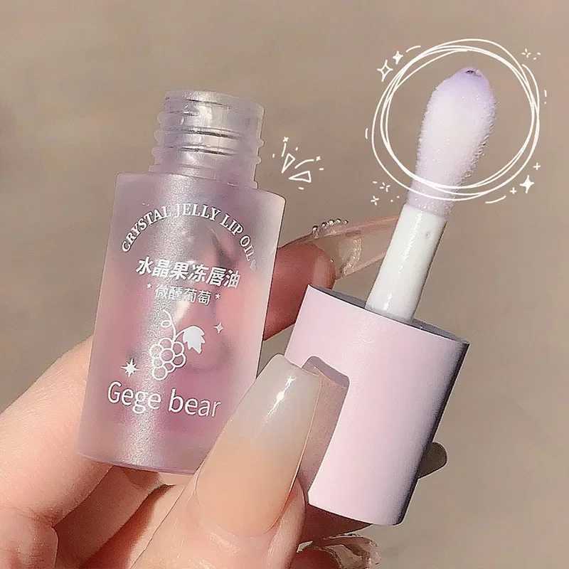 Crystal Jelly lipstick Lasting Non stick Repair Moisturizing Peach Grape lipstick Care W241223