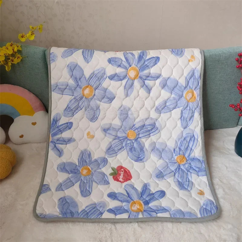 Washable Baby Changing Pad Cartoon Baby Changing Mat Baby Changing Mat 70X100CM born Waterproof Pad Portable Compact Nappy 241223
