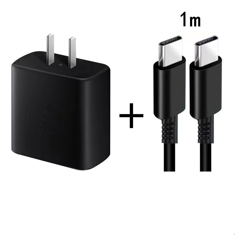 Fast Charger For Samsung 45W PD Charger Super Fast Charge Adapter For Galaxy Z Flip Fold 6 5 4 3 S24 S23 S22 S21 Plus FE A54 M54 5A USB C to USB C Cab