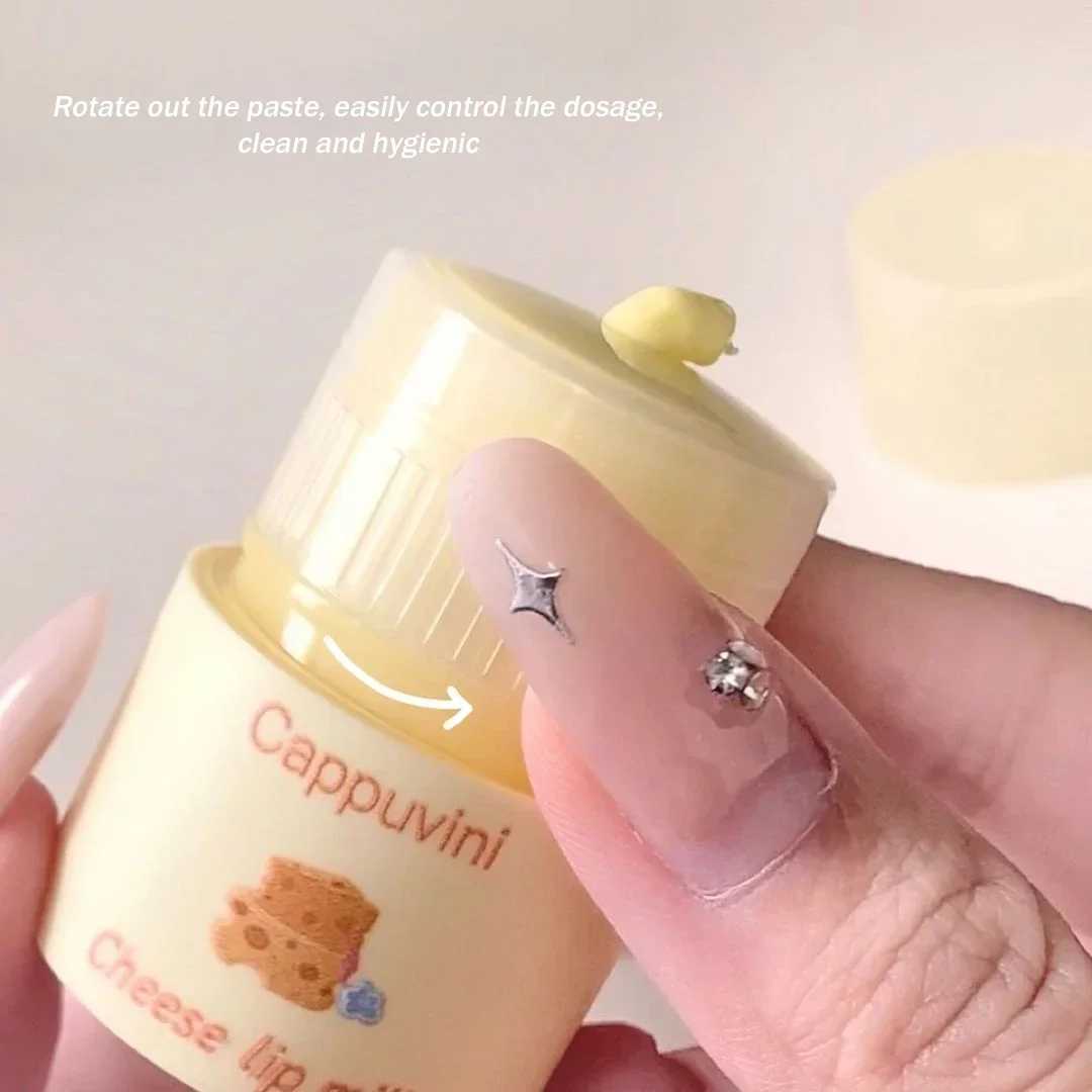 Moisturizing Lip Cream Rotatable Paste Repair Lip Lines Long-lasting Moisture Hydrating Makeup Base Lip Balm Care Treatment 12gXJ241223