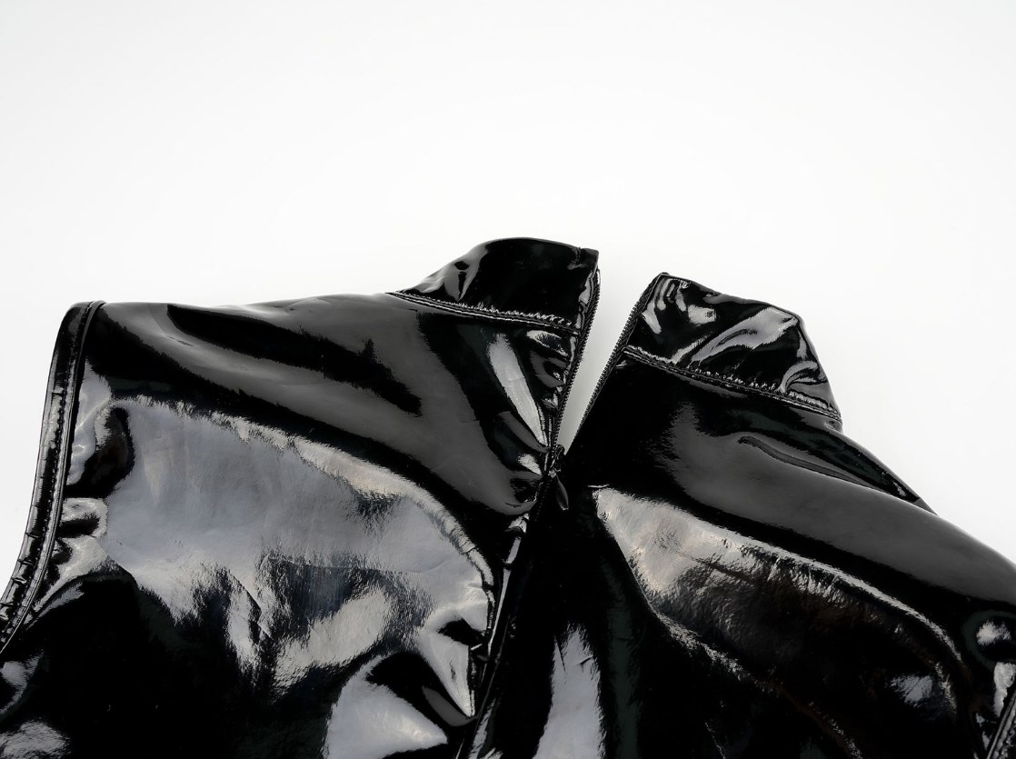 Women's Jumpsuits Sexy Hollow out patent leather one-piece role-playing tight underwear