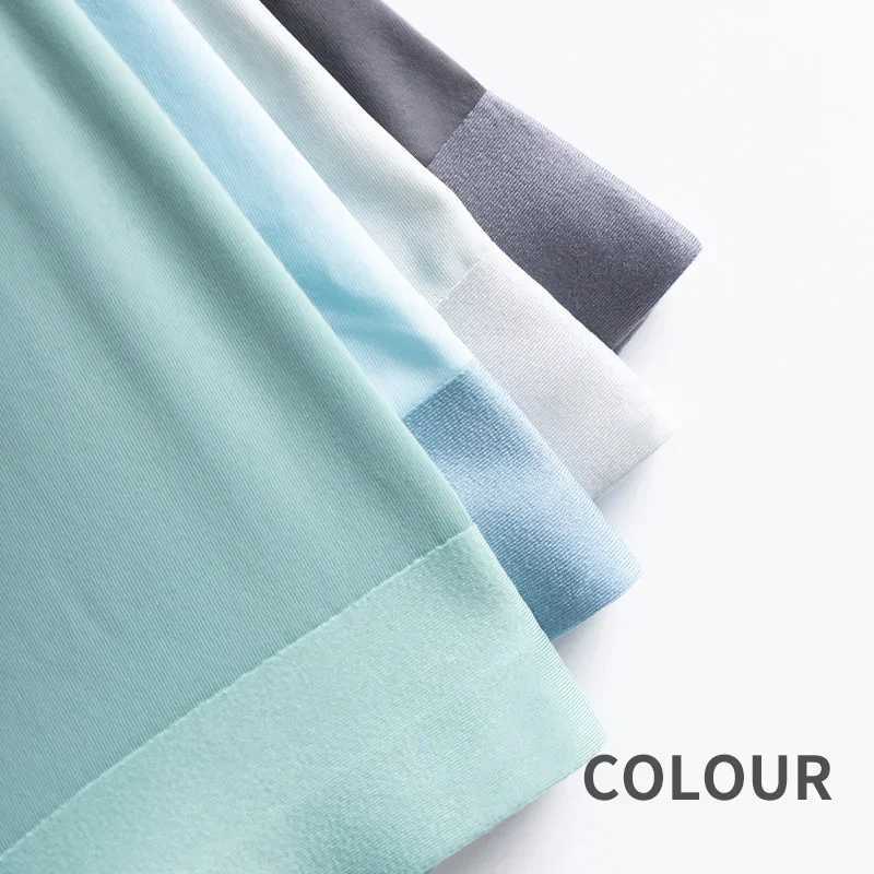 MiiOW Mens Boxing Underwear Summer Ultra Thin Ice Silk Mens Underwear 3A Graphene Antibacterial Mens Boxing Shorts Seamless Mens Underwear W241223