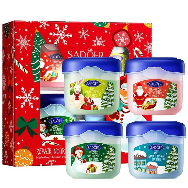 Christmas gift box lipstick set nourishing lipstick skin care moisturizing lipstick moisturizing lipstick basic lovely makeupW241223