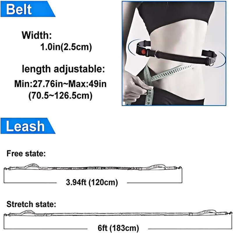 DHpet Hands Free Reflective Dog Leash with Zipper Pouch Dual Padded Handles and Durable Bungee Leash Walking Running Jogging for Small Medium and Larg