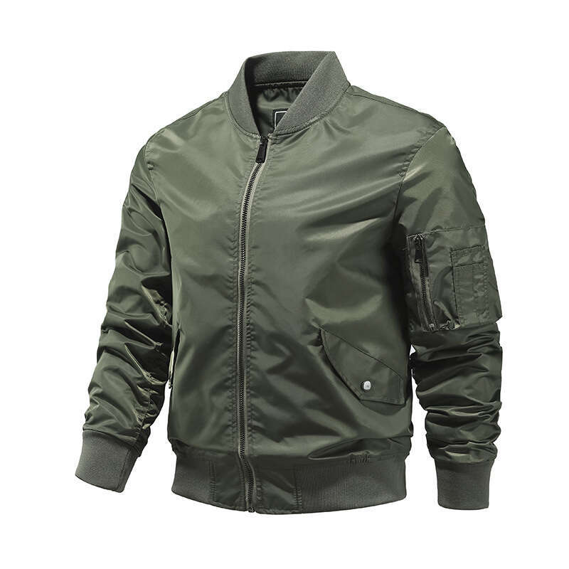 Live broadcast of flight jackets added cotton/thinSpring and Autumn season MA1 pilot baseball jackets, large size