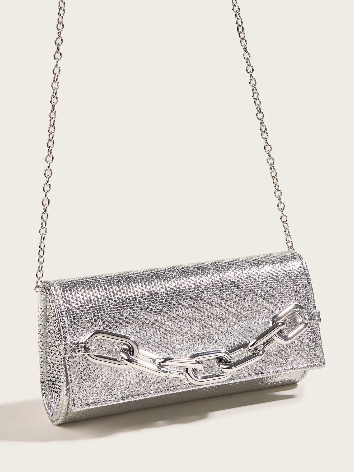 Clutch Bag Dinner Bag Acrylic Chain Handbag Gold and Silver Two Color Hard Shell Womens Tote Bags 240920