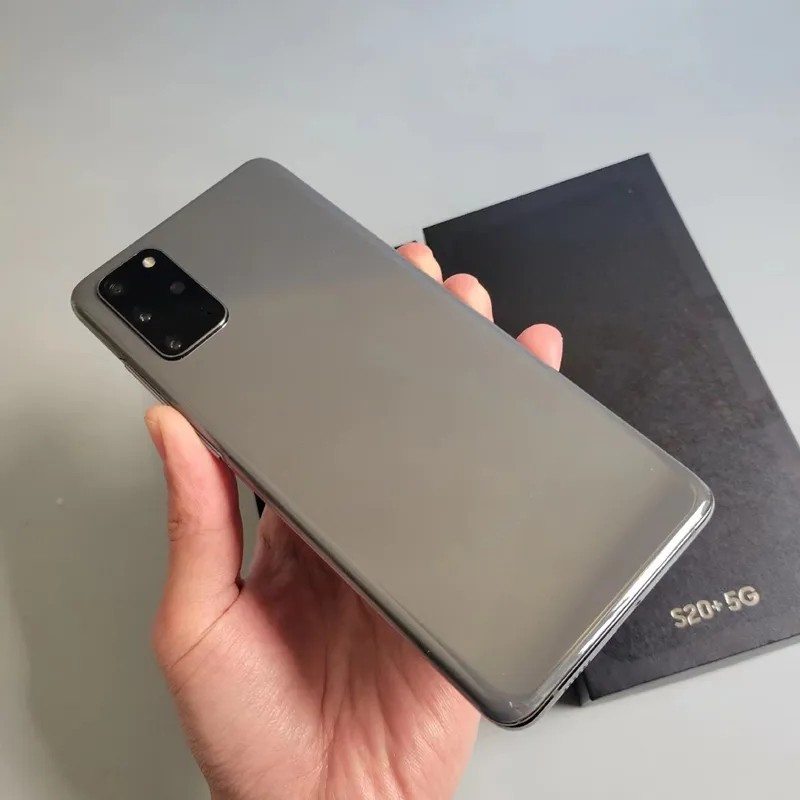 Samsung Galaxy S20+ Plus G986U1 5G phones 128GB ROM 12GB RAM Snapdragon 865 Cellphone 6.7" Octa Core Original Mobile Phone 1pc