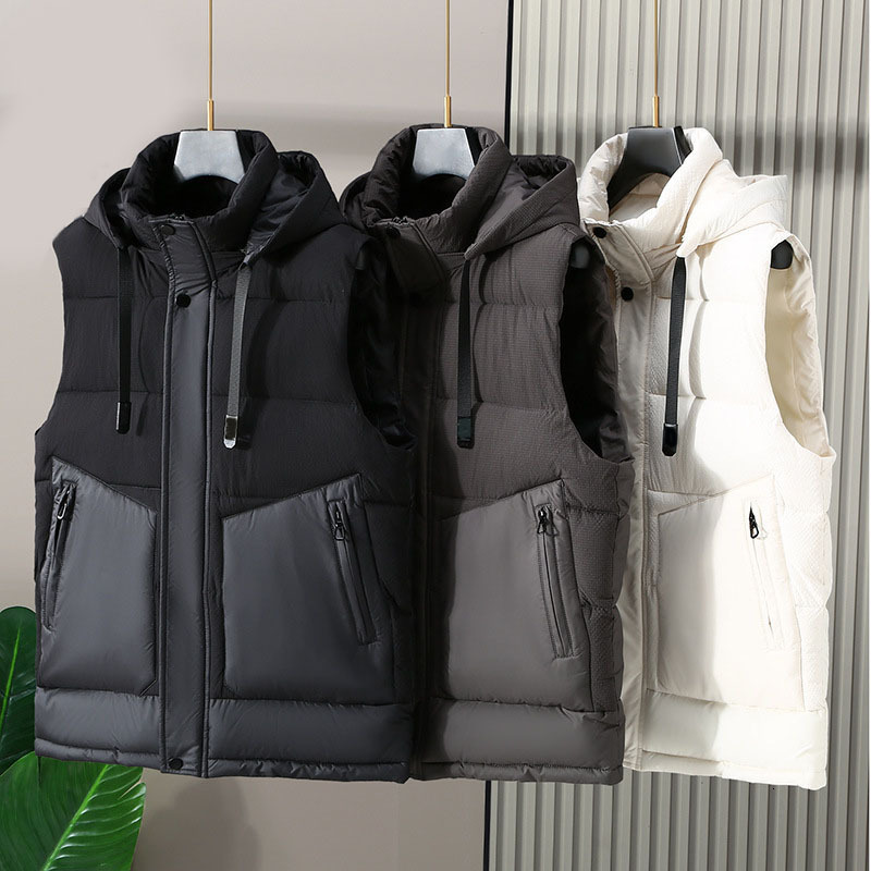 Autumn Winter Designer Jacket Large Tank Top Loose Sleeveless Warm Jacket 8XL