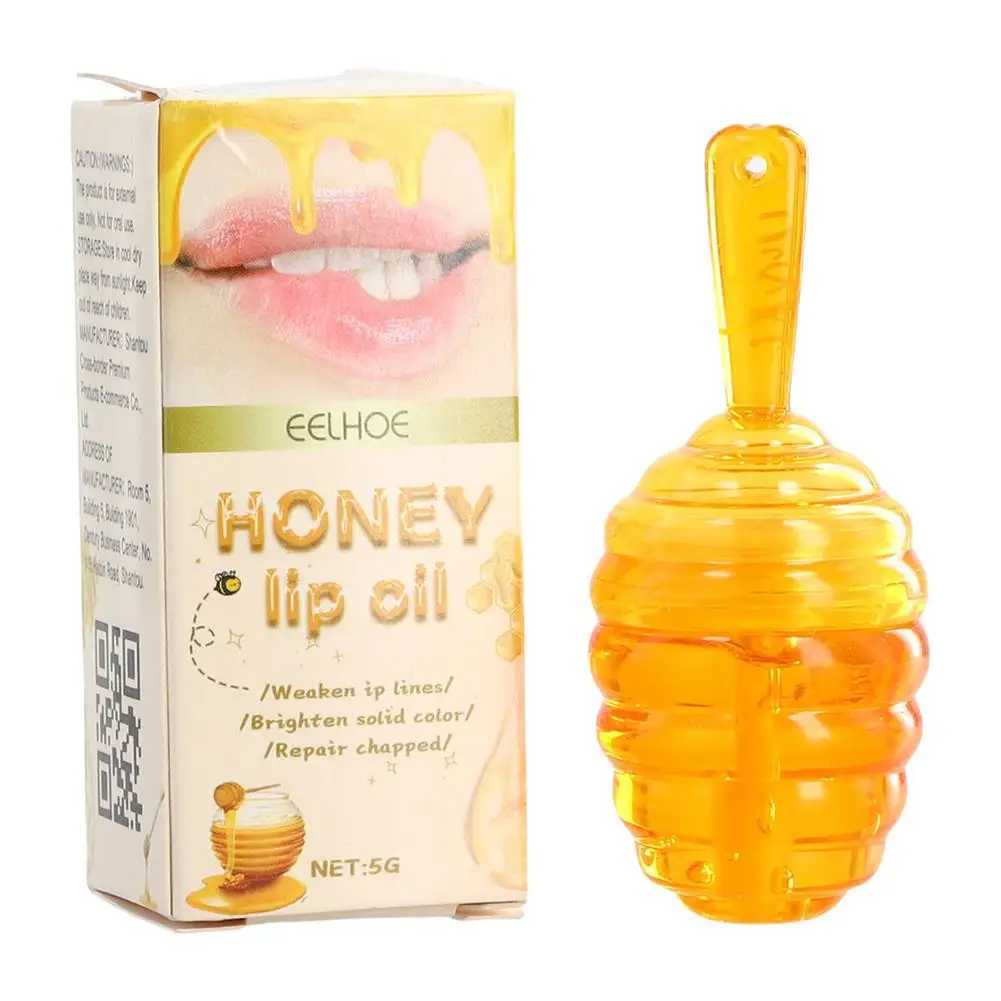 Lovely honey jar lipstick fruit lipstick lasting moisturizing transparent lipstick liquid lipstick gloss cosmeticsW241223