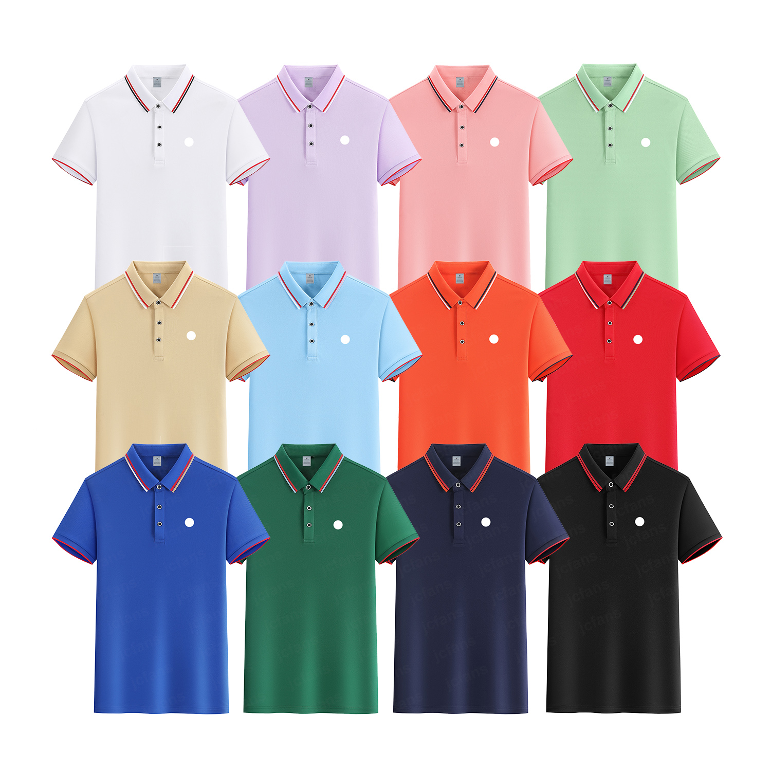 Designer Polo Shirt NFC Embroidered Badge EU Size Scannable Mens Polos Mens Shirts Anti-wrinkle Short Sleeve Casual Top XXXS-3XL