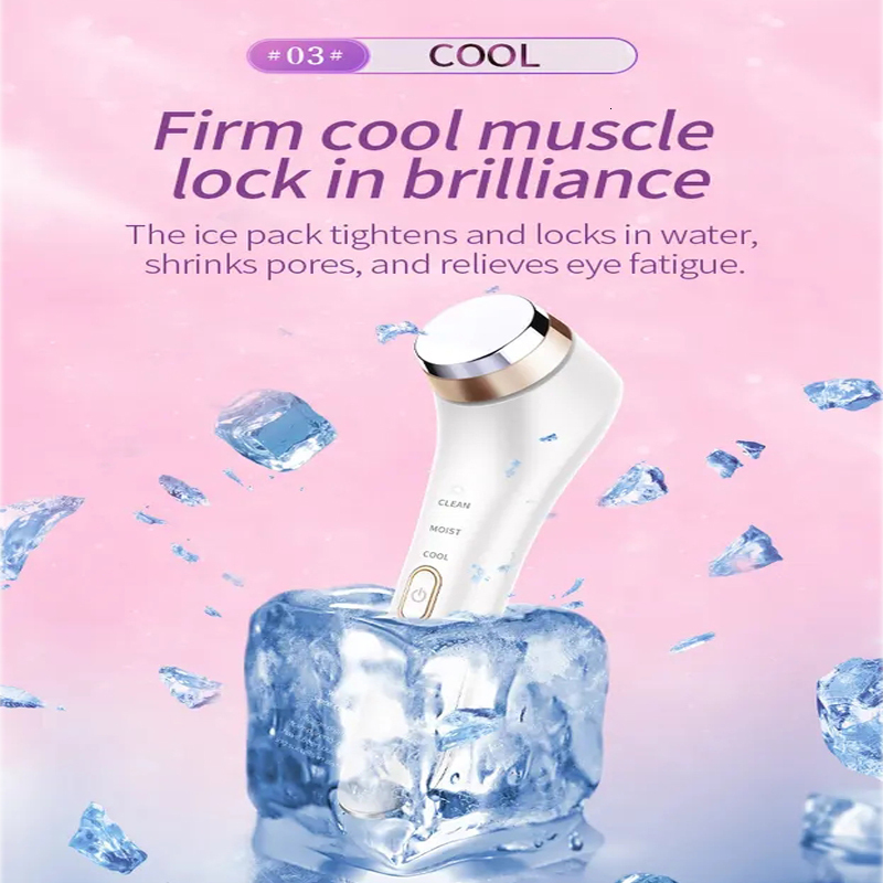 Cold Hot Wand Massager Anti-Aging Facial Massage Anti Eye Wrinkle Face Lifting Hine Skin Care Beauty Device
