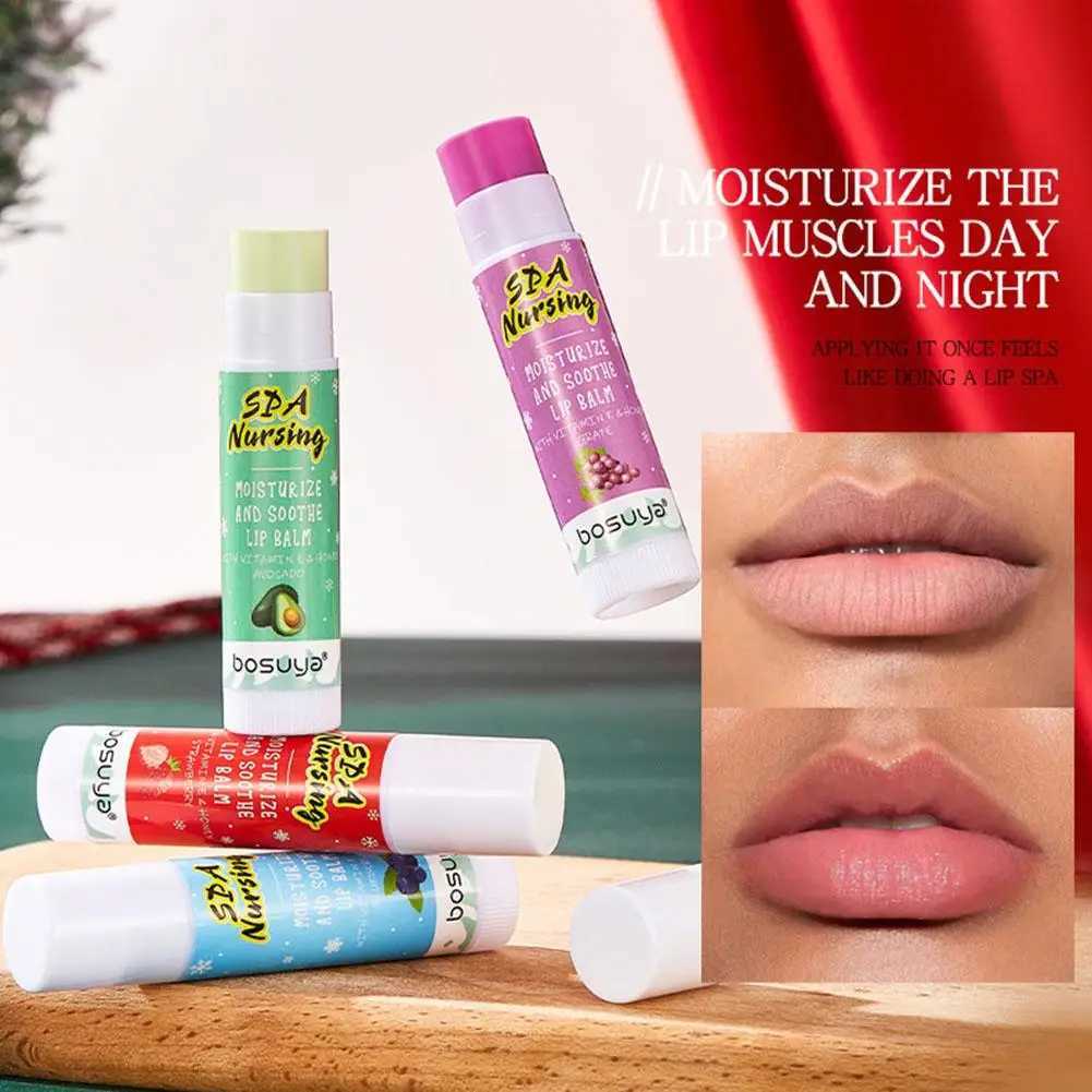 1/6pcs Lip Balm Lipsticks Makeups Beauty Moisturizing Balm Lips Deeply Hydrating Lip Moisturizer Christmas Gift BoxXJ241223