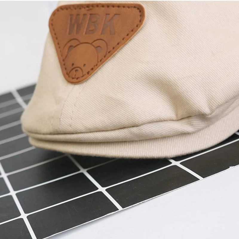 Caps Hats 1. Gentlemens berets formal hats seasonal leather pure cotton and the latest summer newborn baby boy for children aged 2 3 4 H241223