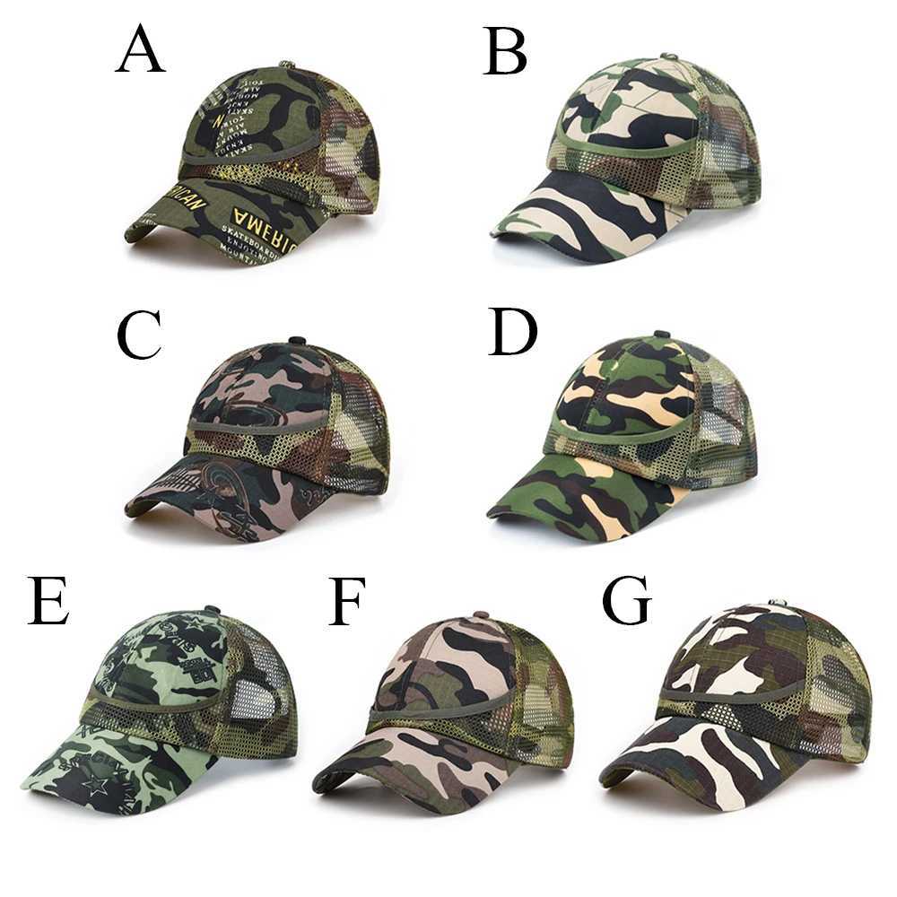 Caps Hats 3-9 year childrens hats summer and autumn hats hip-hop hats camouflage hats boys mesh baseball hats boys and girls hats childrens hats H2412