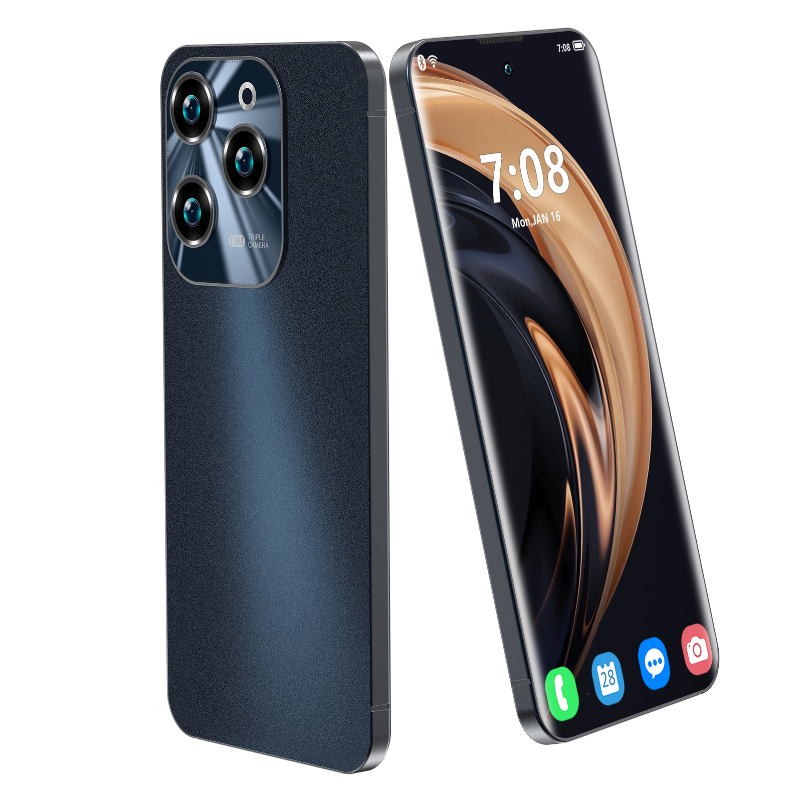 Hot 40 Pro 5G Phone 7.3 inch HD Screen Android 13, Qualcomm 8 Gen 2 CPU,16GB+1TB Cell Phone,64MP+100MP Camera Pixels, 8000mAh Battery, 5G Dual SIM Car