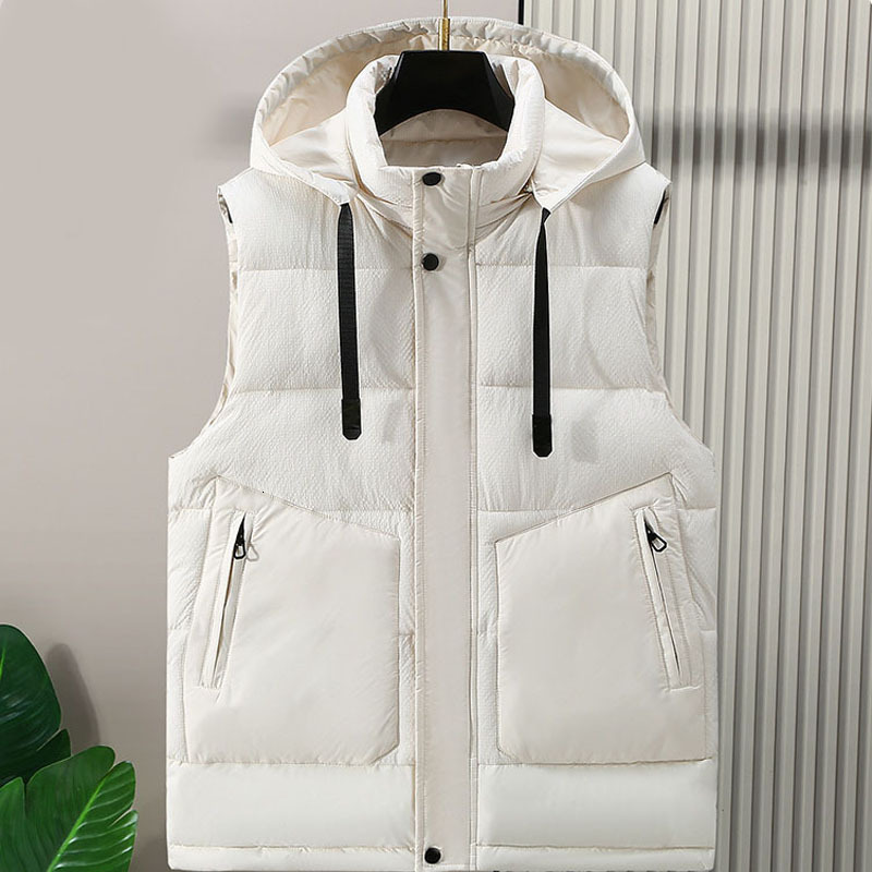 Autumn Winter Designer Jacket Large Tank Top Loose Sleeveless Warm Jacket 8XL