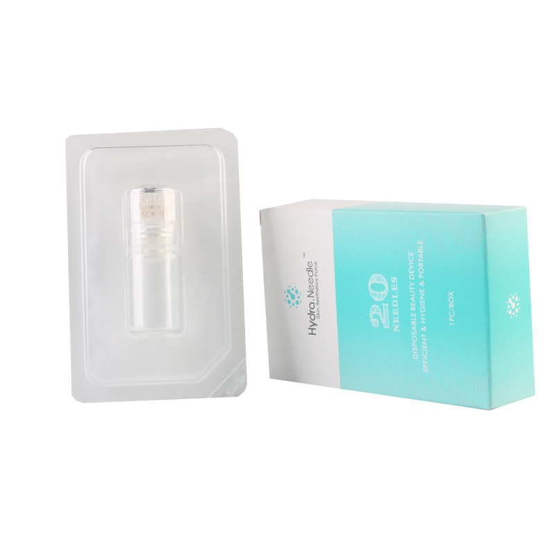 Hydra Needle 20 Micro Needle Stamp Therapy Anti Age Uper Derma Reborn Eye Treatment Cell Regenaration Pores Refine MTS Hair Re-grworth Beard Growth