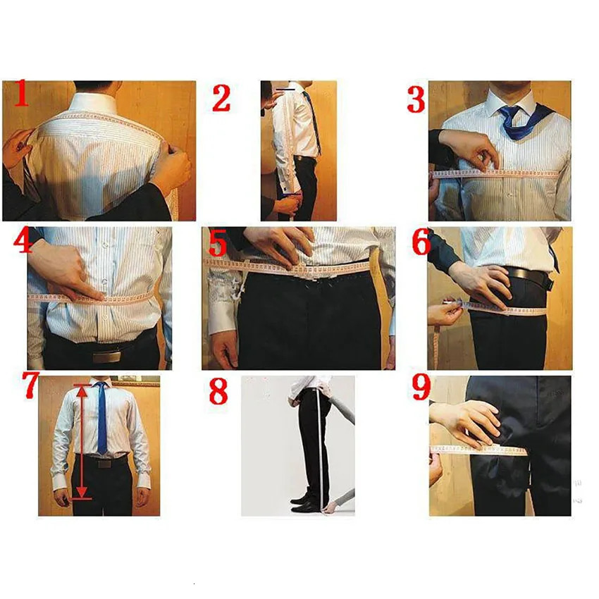 2024 Navy Blue 2 Piece Slim Fit Business Men Suit Stripe Groom Wedding Tuxedo Custom Skinny Prom 241220