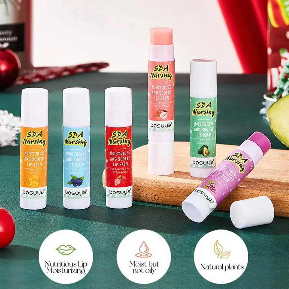 1/6pcs Lip Balm Lipsticks Makeups Beauty Moisturizing Balm Lips Deeply Hydrating Lip Moisturizer Christmas Gift BoxXJ241223